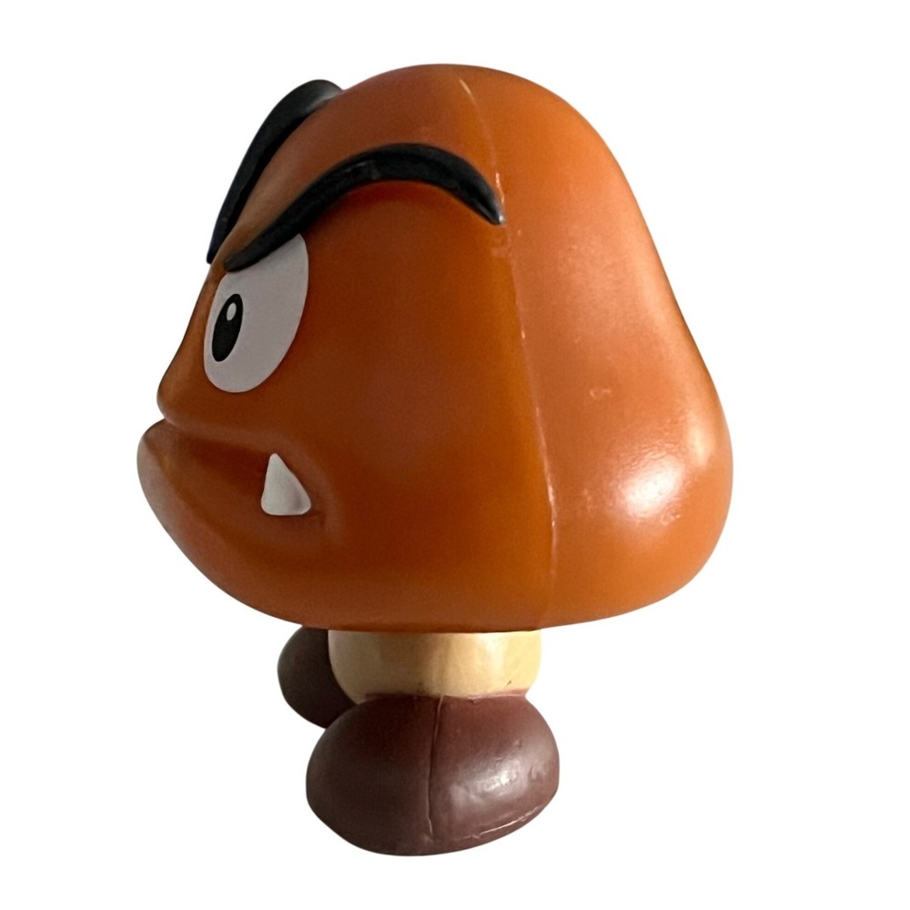 Nintendo 2.5"Super Mario Goomba‎ Mini Figure Brown Toy Video Games - Picture 2 of 5